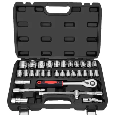 伏兴 FX326 32件套汽修工具套装 12.5mm系列大飞棘轮扳手套筒组套