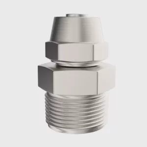 气管快速接头气动快拧螺纹外丝直通PC货车锁母式金属配件4/6/8-02